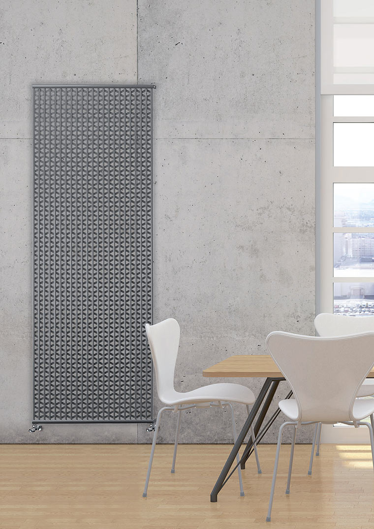 Radiateur tendance rouge modèle Grata de Brem Radiateur tendance rouge modèle Grata de Brem