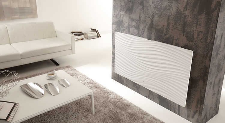 Radiateur design valorisant la décoration d'un salon