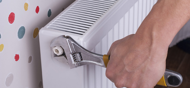 Réparation d'un radiateur mural électrique