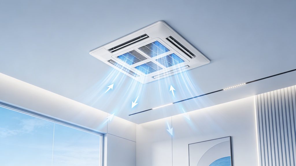 Climatisation cassette comment ça fonctionne ?