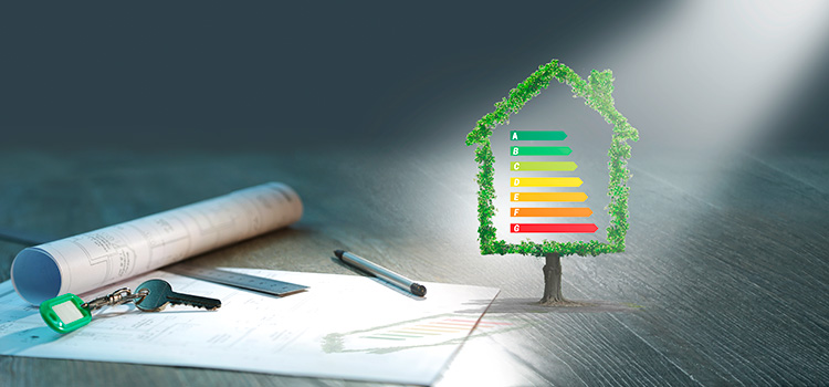 illustration de la classification énergétique d'une maison