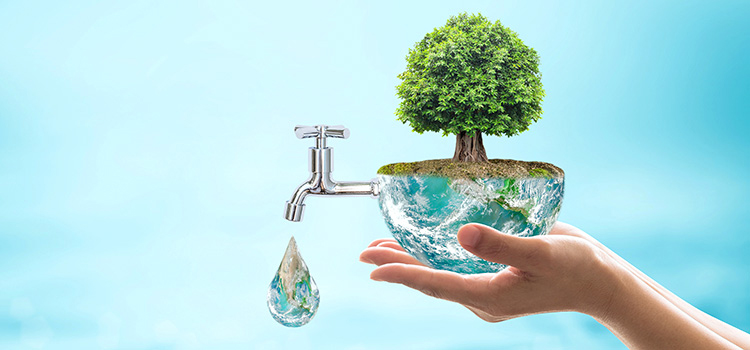 illustration du fonctionnement en eau de la terre