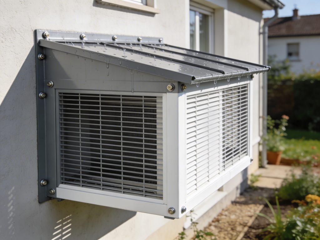 coffrage unité de clim extérieure