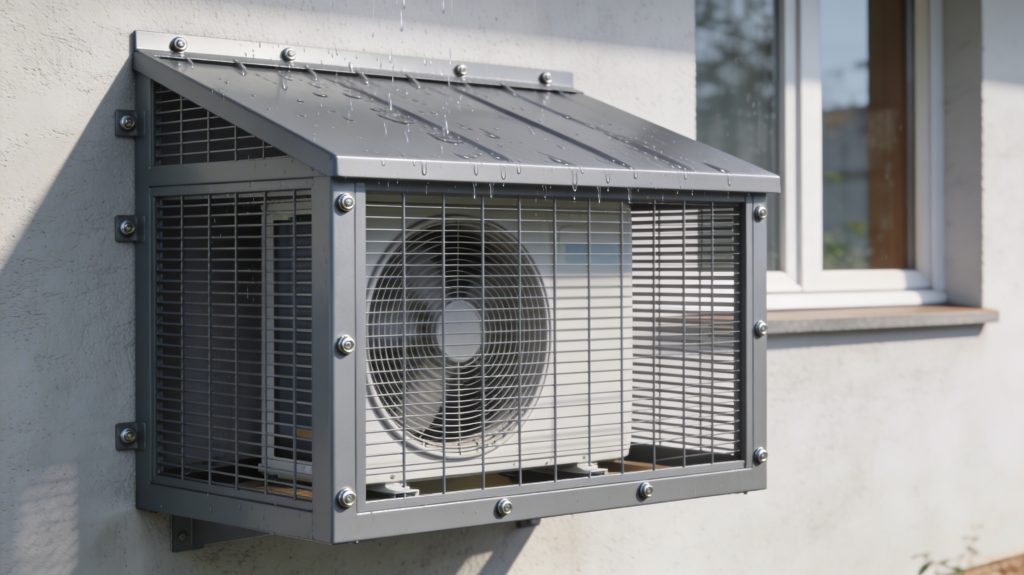 coffrage unité de clim extérieur