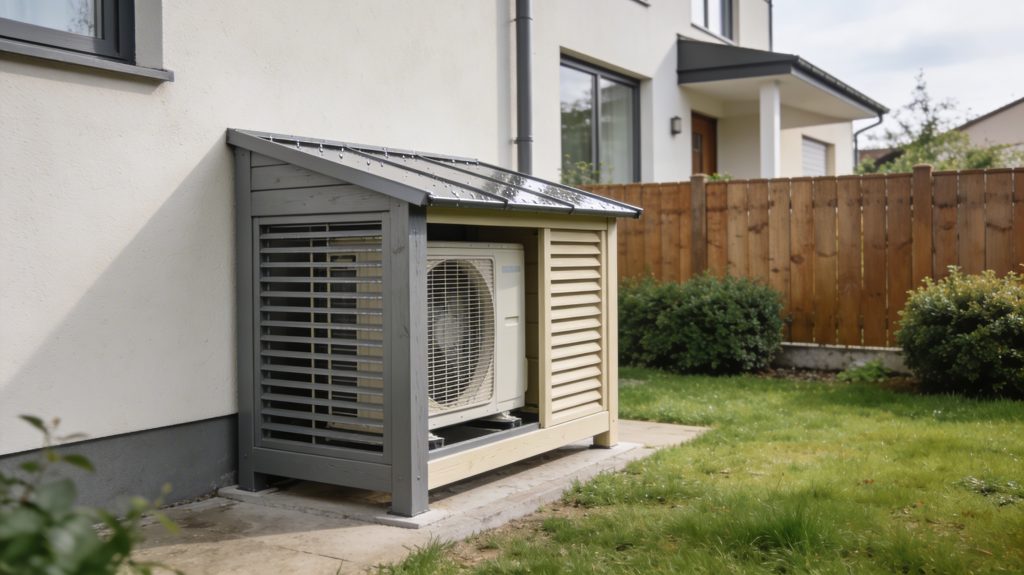 coffrage unité de clim extérieur